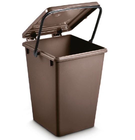 Bacs de pré-tri EcoBox et EcoTop installés dans un local professionnel pour le tri à la source