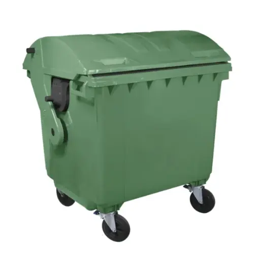 Conteneur 1100l toit ROND